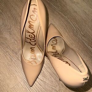Sam Edelman Nude Pink Pointed Heels